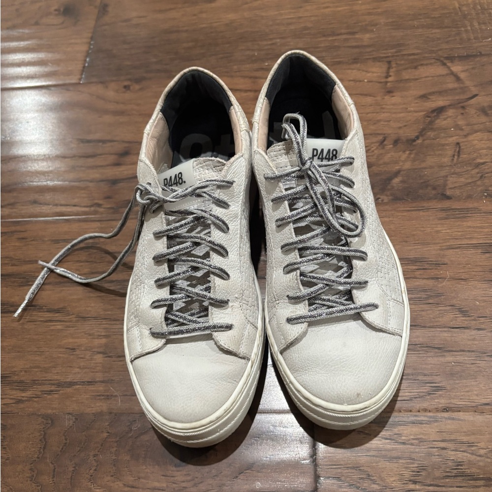 P448 Women's Gray and White Sneakers